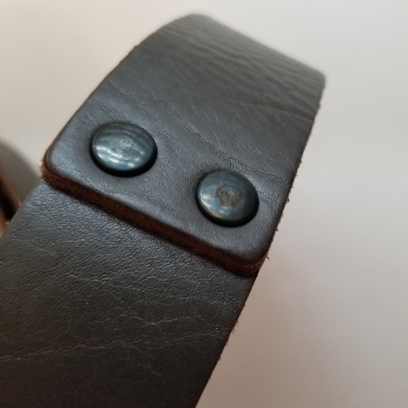 NWT Men's Cowboysbelt 40-44" Grey Belt - Picture 3 of 6